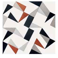 Ma.Vi. Ceramica Set Di 25 Piastrelle Tartan Black Tipo 2> Piastrelle E Pavimenti