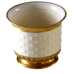 Cattin Porcellane Set di 2 piccole cachepot Giglio> Cachepot E Portavasi