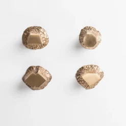 NIVA Design Set di 4 pomelli in ottone per porte Solido #4 di Nicole Valenti> Maniglie