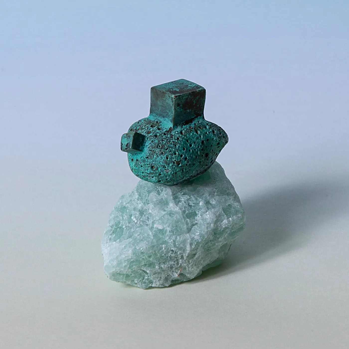 NIVA Design Set di 4 pomelli per porte verdi Pietra #4 di Nicole Valenti> Maniglie