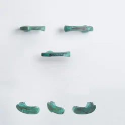 NIVA Design Set di 4 pomelli verdi per porte Inca #2 di Nicole Valenti> Maniglie