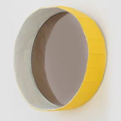 Paola Paronetto Set di 3 specchi Ninfea 30 gialli> Specchi Da Parete