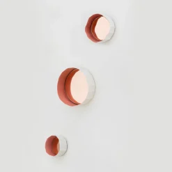 Paola Paronetto Set di 3 specchi Ninfea 12 Rosa><noscript><img width=