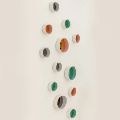 Paola Paronetto Set di 3 specchi Ninfea 12 Verdi><noscript><img width=