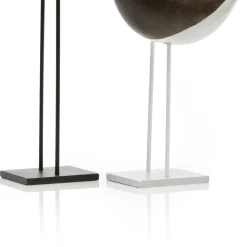 Bitossi Ceramiche Set di 2 uccelli bianchi e neri scultura di Aldo Londi><noscript><img width=