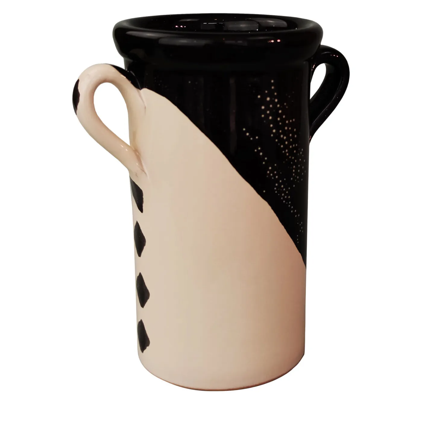 Fratelli Colì Set di 3 vasi con motivo quadrato Kiasmo> Anfore