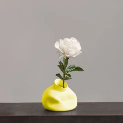 Jenna Basso Pietrobon Set di 2 vasi decorativi Nove giallo canarino><noscript><img width=