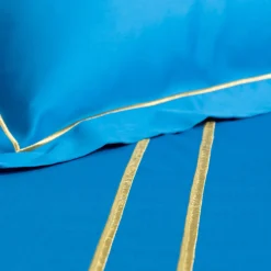 Alessandro Di Marco Set di biancheria da letto estiva - Turchese><noscript><img width=