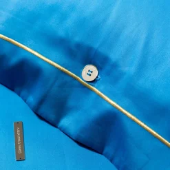 Alessandro Di Marco Set di biancheria da letto estiva - Turchese><noscript><img width=