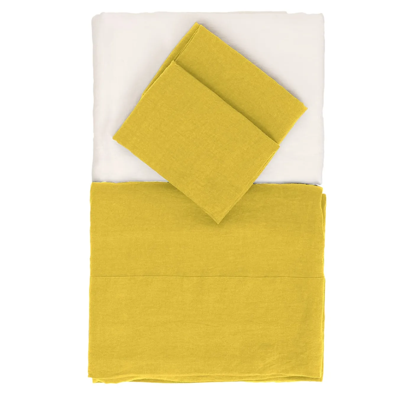 Once Milano Set di biancheria da letto estiva gialla> Biancheria Da Letto