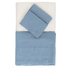 Once Milano Set di biancheria da letto estiva azzurra> Biancheria Da Letto