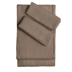 Sesia&Co. Set di Lenzuola King Size in Lino colore Cappuccino> Biancheria Da Letto