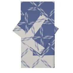 Verderoccia Set di lenzuola Tuffo Jacquard Assisi Blue US King> Biancheria Da Letto