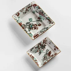 Grand Tour by Vito Nesta Set di posacenere e videopoche in porcellana Black Dragon Pool> Svuotatasche