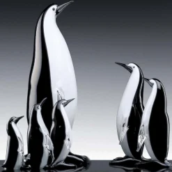 Fornace Mian Set di quattro pinguini> Statuine