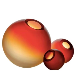 Fornace Mian Set di tre vasi Marte> Vasi Decorativi