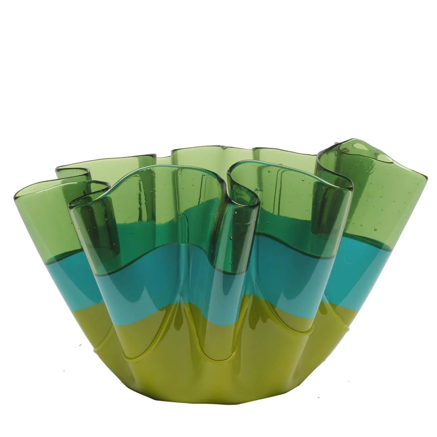 Corsi Design Factory Sfumati Vaso medio verde e turchese di Paola Navone> Vasi Decorativi