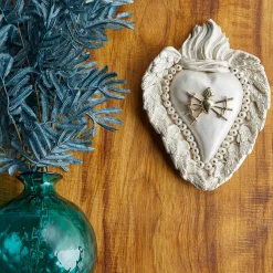 Cuore di Argilla SPADE SACRE CUORE IN CERAMICA BIANCA><noscript><img width=