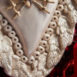 Cuore di Argilla SPADE SACRE CUORE IN CERAMICA BIANCA><noscript><img width=