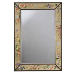 Spini Firenze Specchio con fiori asiatici> Specchi Da Parete