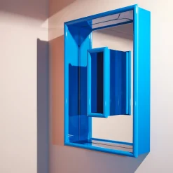 Exto Specchio da Parete con Dettagli Blu Atrio><noscript><img width=