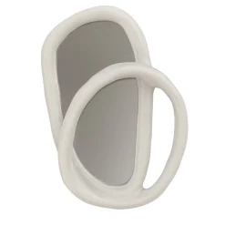 Edizione Limitata by Simone Fanciullacci Specchio da parete grande Bolide V2 in gesso bianco> Specchi Da Parete