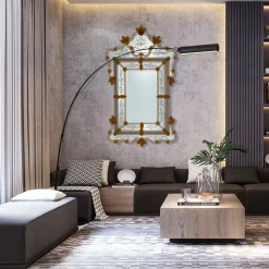 Fratelli Tosi Specchio da parete in vetro di Murano Toronto><noscript><img width=