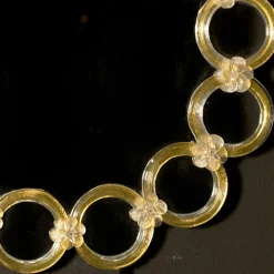 Ongaro & Fuga Specchio da parete in vetro veneziano Anello><noscript><img width=