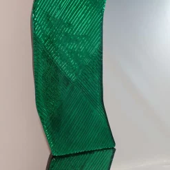 Fratelli Tosi Specchio da parete in vetro di Murano Onda Smeraldo> Specchi Da Parete