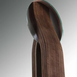 Durame Specchio da parete marrone a forma di disco Irpin><noscript><img width=