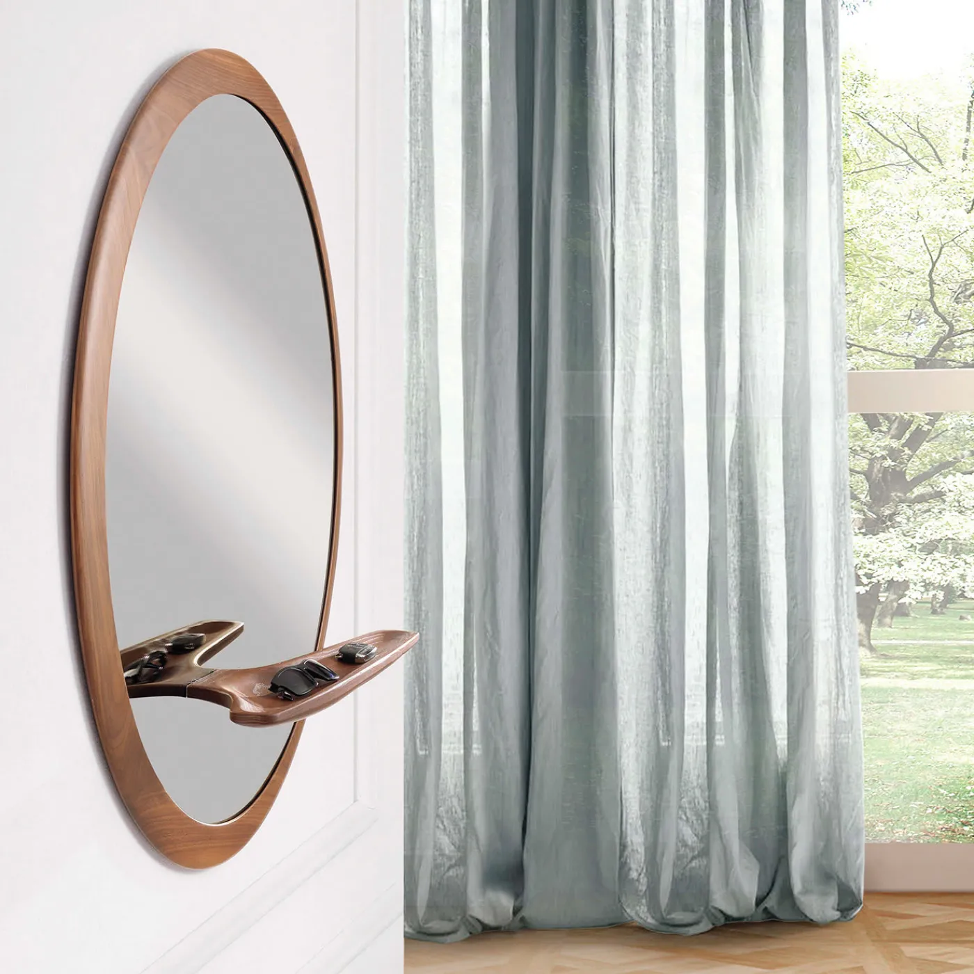 Pacini & Cappellini Specchio da parete Mirage di Stefano Bigi> Specchi Da Parete