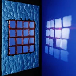 Meritalia Specchio da Parete Mirror 1 Azzurro di Gaetano Pesce> Specchi Da Parete