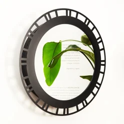 Splot Design Specchio da Parete Nero Solisumbra> Specchi Da Parete