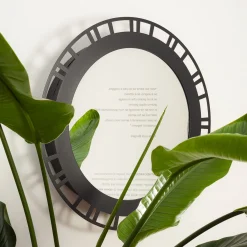 Splot Design Specchio da Parete Nero Solisumbra><noscript><img width=