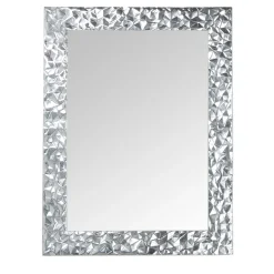 Mo.Wa Specchio da parete rettangolare Vega in argento> Specchi Da Parete