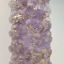 Fratelli Tosi Specchio da parete rettangolare Roseto Glicine Oro> Specchi Da Parete