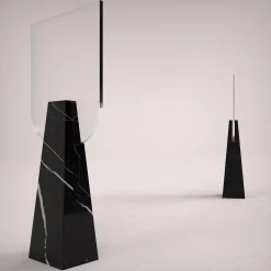 Carcino Design Specchio da tavolo Ophelia Black Marquina><noscript><img width=