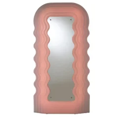 Poltronova Specchio e lampada da terra Ultrafragola di Ettore Sottsass> Specchi Da Terra