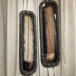 Chiara Provasi Specchio Grande Anticato a Mano Verve con Pirite> Specchi Da Parete