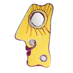 Corsi Design Factory Specchio Grande Look At Me Giallo di Gaetano Pesce> Specchi Da Parete