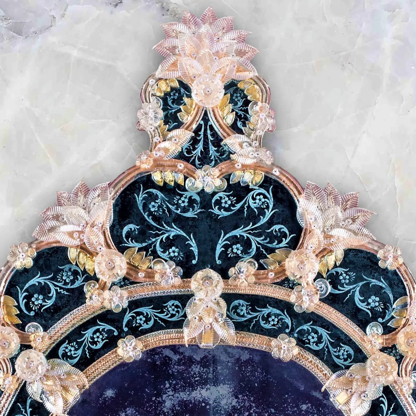 Fratelli Tosi Specchio in vetro di Murano Ca' Conterie> Specchi Da Parete