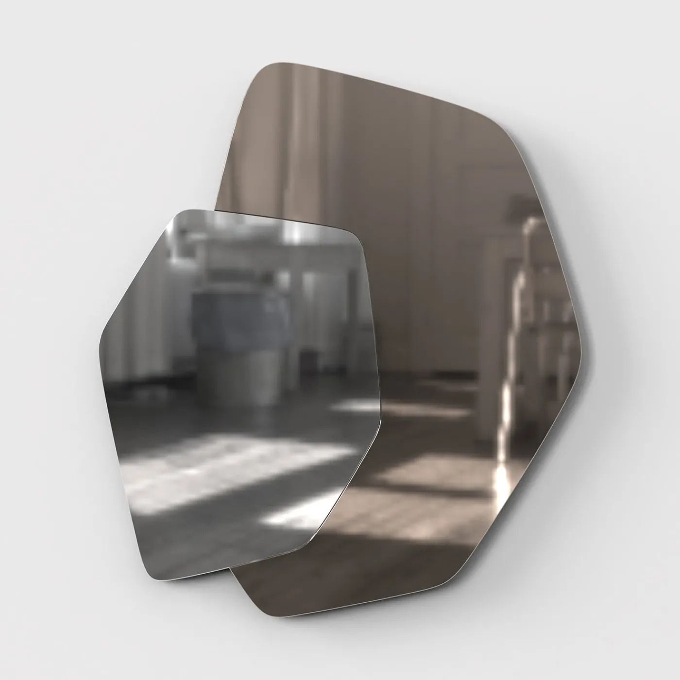 Edizione Limitata by Simone Fanciullacci Specchio in vetro Nori V1> Specchi Da Parete