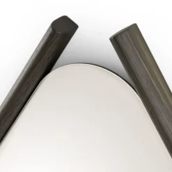 Morica Design Specchio medio Wood Eye con cornice in rovere massiccio><noscript><img width=