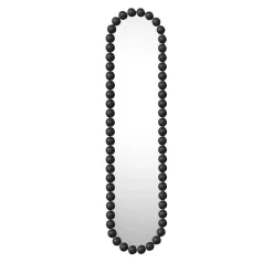 Ghidini 1961 Specchio nero ovale Gioiello di Nika Zupanc> Specchi Da Parete