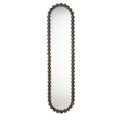 Ghidini 1961 Specchio ovale in bronzo Gioiello di Nika Zupanc> Specchi Da Parete