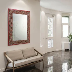 VéVé Glass Specchio Phoenix con cornice a mosaico in vetro di Murano><noscript><img width=