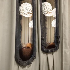 Chiara Provasi Specchio piccolo in stile antiquariato a mano Verve con Pirite><noscript><img width=