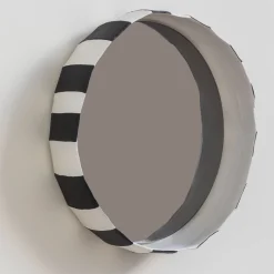 Paola Paronetto Specchio Reflections Ninfea 50 Bianco e nero> Specchi Da Parete