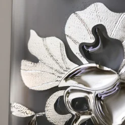 Melting Mirrors Specchio rettangolare da parete Arielle Argento> Specchi Da Parete