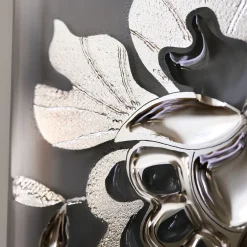 Melting Mirrors Specchio rettangolare da parete Lysiane argento> Specchi Da Parete